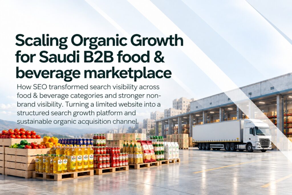 B2B Food & Beverage SEO Case Study