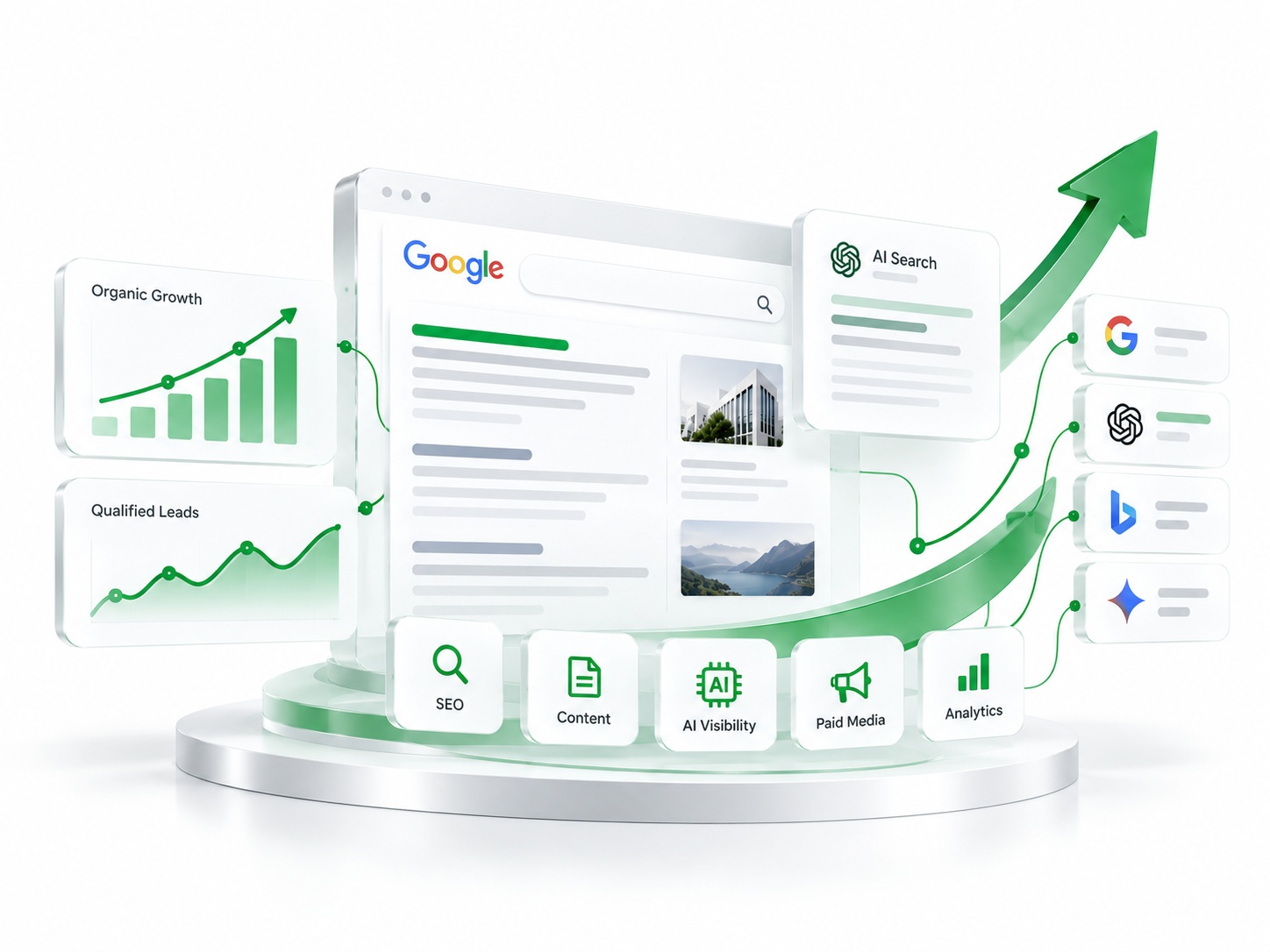 Search-Led Growth Through
SEO and AI Visibility